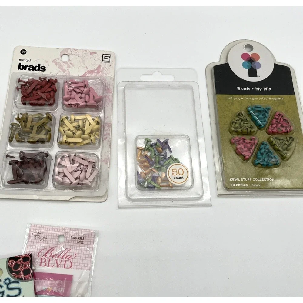 Large Mixed Scrapbooking Craft Supply Lot Fiskars Teresa Collins Pink Paislee